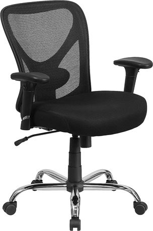 Flash Furniture Big & Tall Office Chair | Adjustable Height Mesh Office Chair