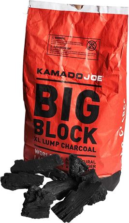 Kamado Joe KJ-CHAR Big Block XL Lump Charcoal, 20 pound