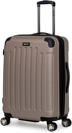 Kenneth Cole REACTION Renegade Collection Spinner Luggage, Champagne, 24-Inch