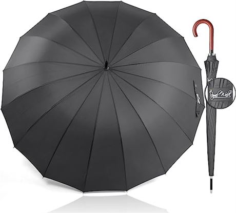 Royal Walk Windproof Large Umbrella for Rain 54 Inch