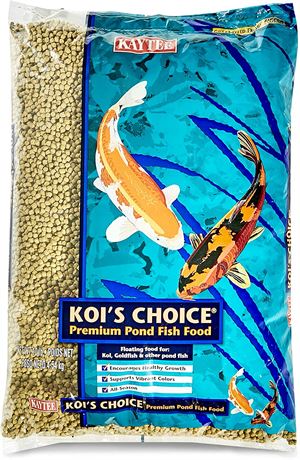 Kaytee Koi's Choice Koi Floating Fish Food, 10 Pound