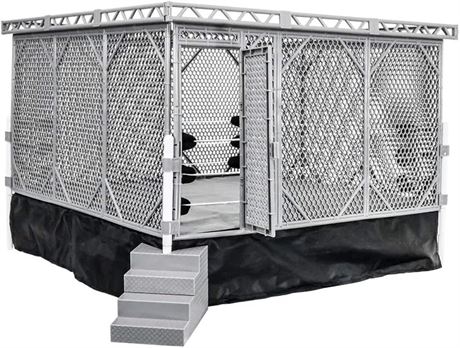 Figures Toy Company Steel Cage Playset & Wrestling Ring