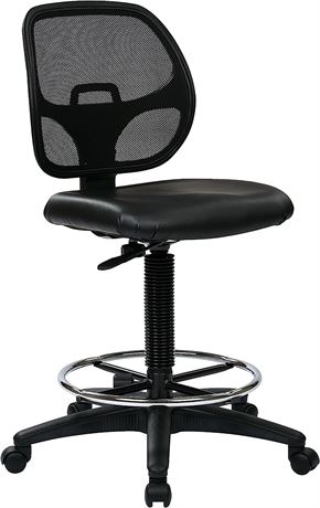 Office Star DC Series Deluxe Breathable Mesh Back Ergonomic Drafting Chair