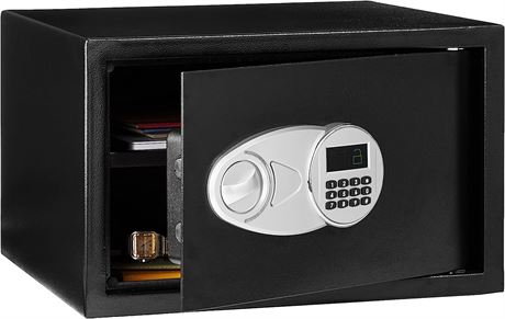 Amazon Basics Steel Safe, Programmable Electronic Keypad, 16.93"x14.57"x10.63"