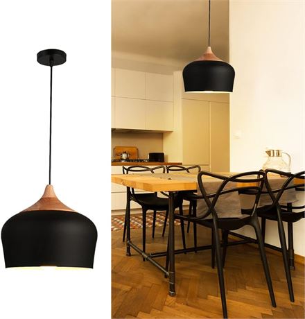 Anern Modern Pendant Light for Kitchen Island, Hanging Lamp Fixture