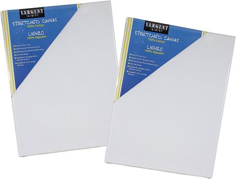 Sargent Art Value Pack Stretched Canvas