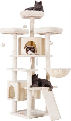 Heybly Cat Tree Large Cat Tower for Indoor Cats (HCT024)