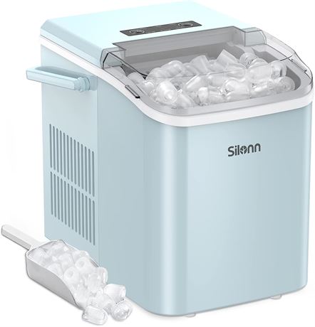 Silonn Countertop Ice Maker Machine with Handle, Portable