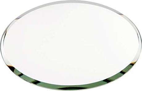 Plymor Round 3mm Beveled Glass Mirror, 4 inch x 4 inch (Pack of 3)