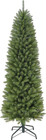 Puleo International 7.5' Pencil Fraser Fir Artificial Christmas Tree with Stand