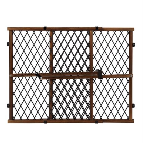 Evenflo Position & Lock Baby Gate, Pressure-Mounted, Farmhouse Collection