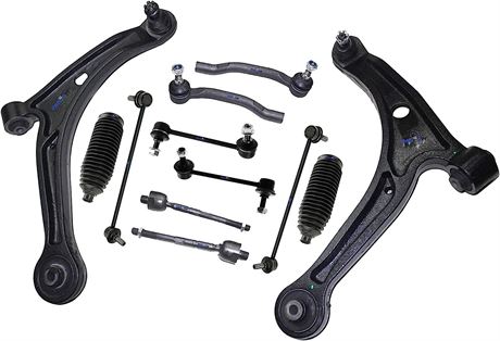 Front and Rear 12 Piece Suspension Set with Sway Bar Links