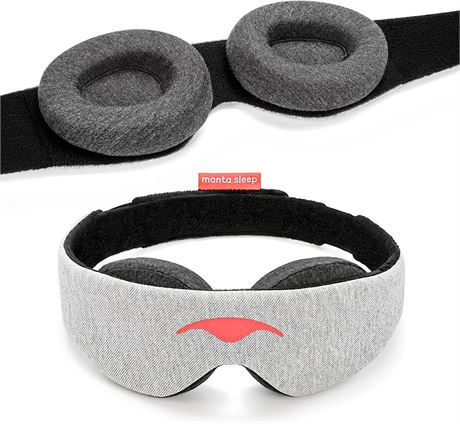 Manta Sleep Mask - 100% Light Blocking Eye Mask