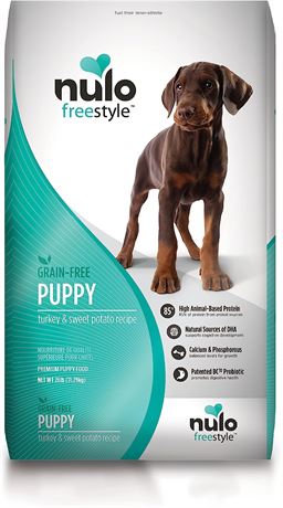 Nulo Freestyle Dry Puppy Food, Premium Larger Kibble to Support Chewing 26lb