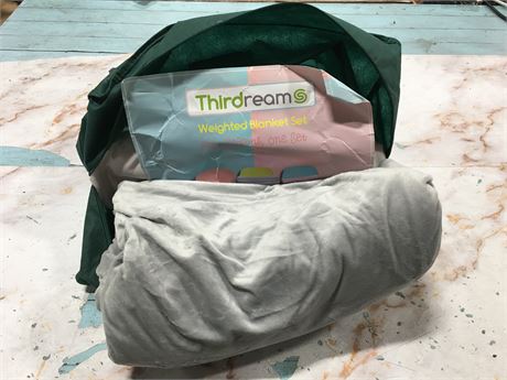 Thirdream Weighted Blanket, Grey