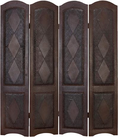 Deco 79 Wood Solid Room Divider Screeen, 64"x1"x71"