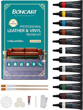 BONCART Vinyl and Leather Repair Kit