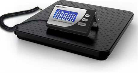 Amazon Basics Digital Postal Scale, 440 Pound Capacity, Black