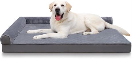 KSIIA Orthopedic Dog Bed Waterproof Dog Beds for Extra Large Dogs