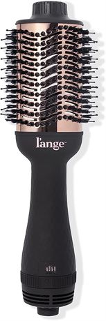 L'ANGE HAIR Le Volume 2-in-1 Titanium Brush Dryer, Black