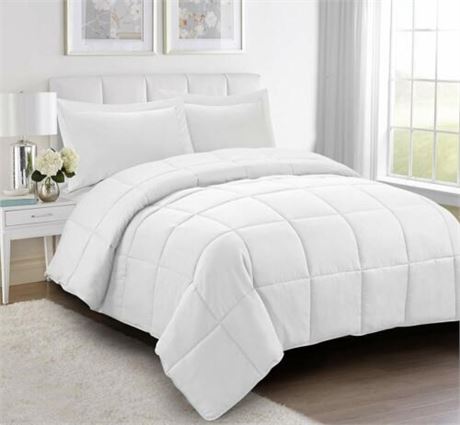 Redkey Comforter Set, White