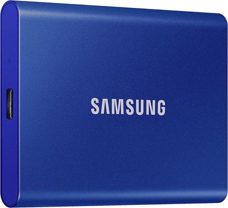 SAMSUNG T7 1TB, Portable SSD, up to 1050MB/s, USB 3.2 Gen2