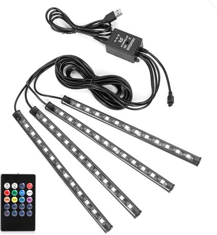 Multicolor Music Car Strip Light Under Dash Lighting Kit