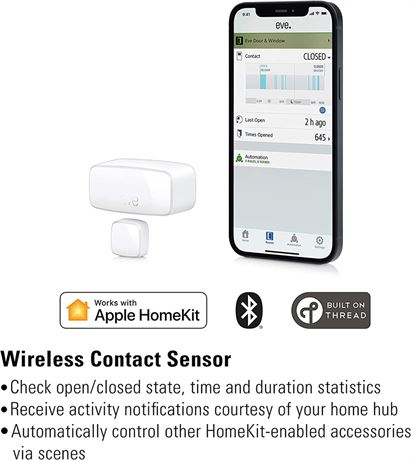 Eve Door & Window - Apple HomeKit Smart Home Wireless