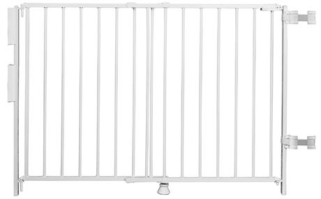 Regalo Top of Stairs Metal Pet Gate with Banister Kit, 2 L X 43 W X 30.5 H, 2 in