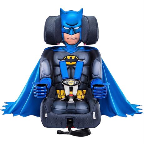 KidsEmbrace DC Comics Blue Batman 2-in-1 Forward Facing Booster Car Seat