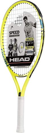 HEAD Speed Kids Tennis Racquet - Beginners Pre-Strung Jr Racket 23 Inch, Yellow