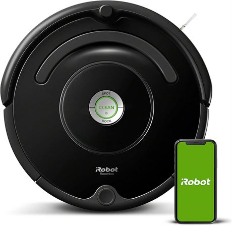 iRobot Roomba 675 Robot Vacuum-Wi-Fi Connectivity - Black