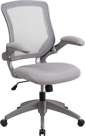 Flash Furniture Kale Mid-Back Ergonomic Office Chair, Gray