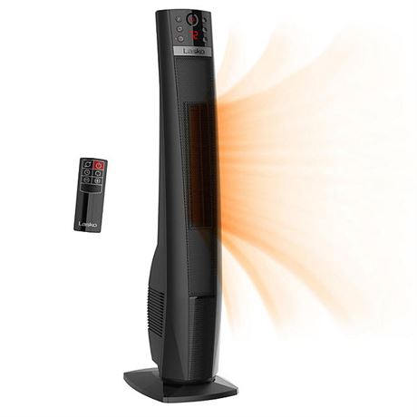 Lasko CT32791 32" Ceramic Tower Heater with Remote Control, NO REMOTE