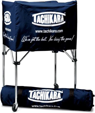 Tachikara Portable Ball Cart, Navy - DAMAGED (See Details/Photos)