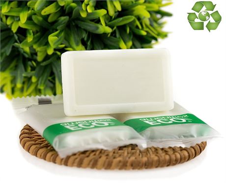 ECO amenities Travel Size 0.5 oz Mini Soap Bars, 400 PACK