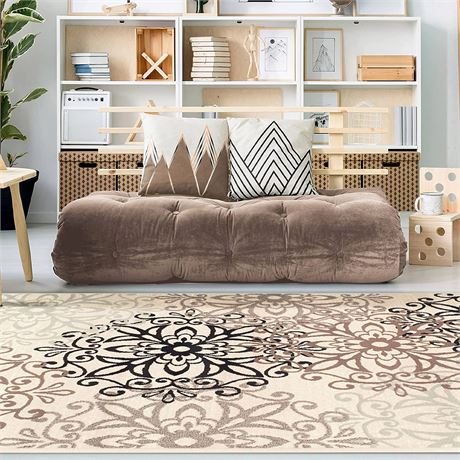 SUPERIOR Indoor Small Area Rug for Bedroom 3x5