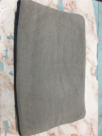 Pet Bed, Blue/Gray, 35" x 25"