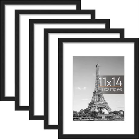 upsimples 11x14 Picture Frame Set of 5