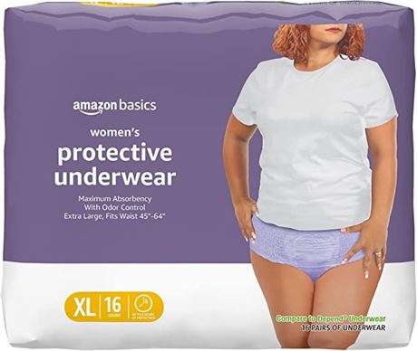 Amazon Basics Incontinence & Postpartum Underwear for Women