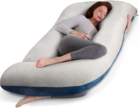 Pregnancy Pillows for Sleeping 55 Inches U-Shape Full Body Pillow