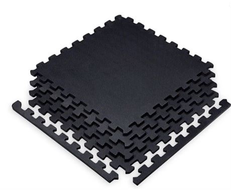 Ignite Interlocking Fitness Flooring Mat -4 Mats/unit - 25" L x 25" W x .70" D