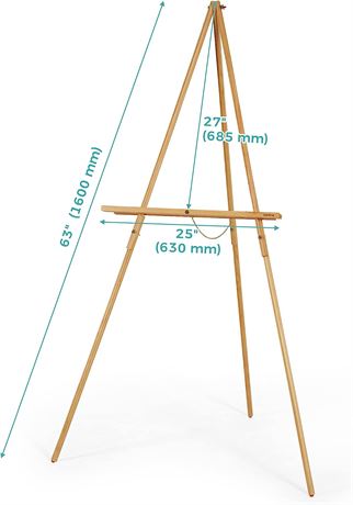 VISWIN 63" Wooden Tripod Display Easel Stand