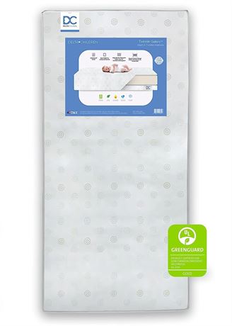 Delta Children Twinkle Galaxy Dual Sided Crib and Toddler Mattress