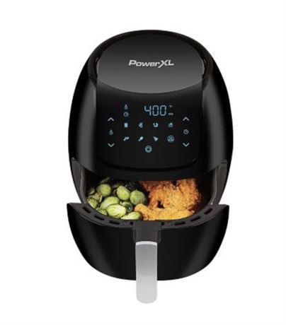 PowerXL YJ701A 8qt Air Fryer, Black