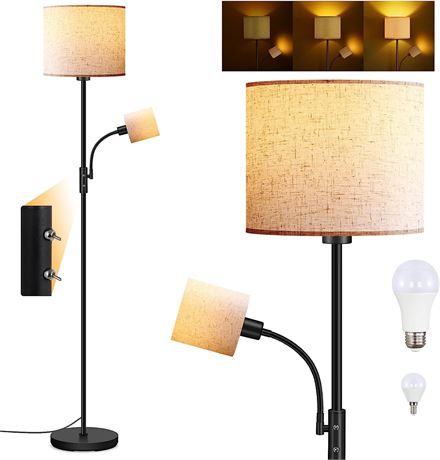 BoostArea LED Floor Lamps for Living Room