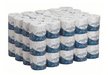 GEORGIA-PACIFIC Toilet Paper Roll: 2 Ply, 400 Sheets, 60 PK