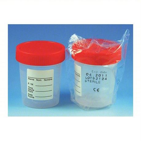 GLOBE SCIENTIFIC Collection Cup: 4 oz Labware Capacity