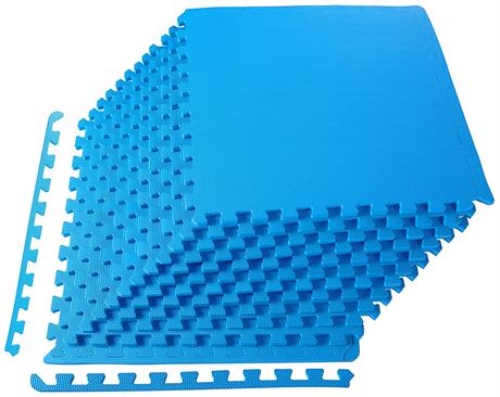 Everyday Essentials 1/2" Thick Flooring Puzzle Exercise Mat