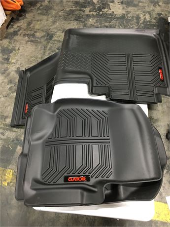 Gator Accessories 79610 Black Front and 2nd Seat Floor Liners